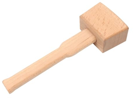 BESTonZON Diy Holzhammer Buchenholz Handgefertigter Mallet Für Holzarbeiten Vielseitig Einsetzbar Für Profis Und Hobbybastler Mit Glatter Oberfläche Für Sicheren Griff