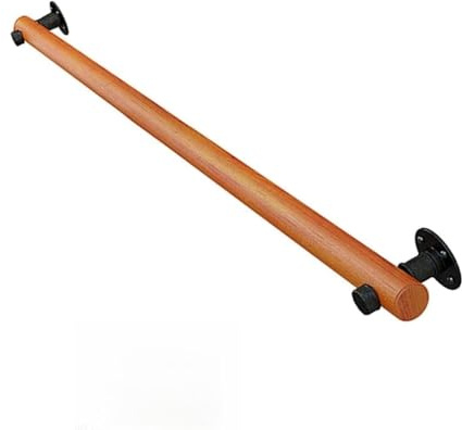 Corrimano Per Scale Montaggio A Parete - Ringhiera Per Scale Legno,Corrimano Antiscivolo Per Gradini Interni, Asta Di Supporto Per Ringhiere Per Scale Antiscivolo, Per Anziani/Bambini(300cm/10ft)