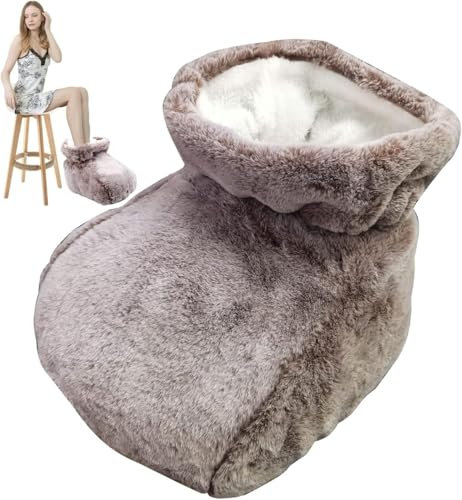 Goomp Calentador de Pies Sin Electricidad para Botella de Agua Caliente - Cojín Lavable y Extraíble