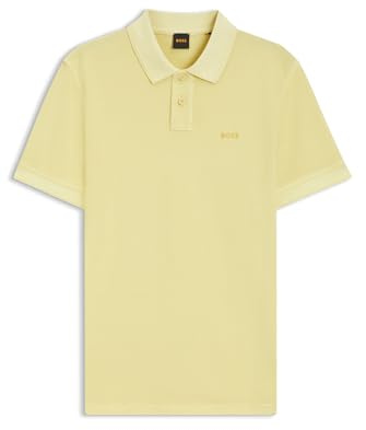 BOSS Mens Prime Cotton-piqué Polo Shirt with Logo Detail