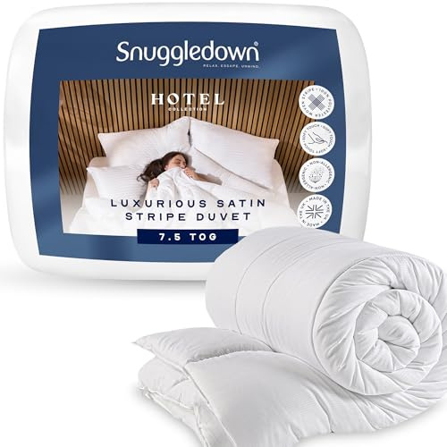 Snuggledown Hotel Collection Double Duvet 7.5 Tog - Lightweight, Breathable & Perfect Summer Quilt for Hot Nights | UK-Made, Non-Allergenic, Machine Washable (200 x 200cm)