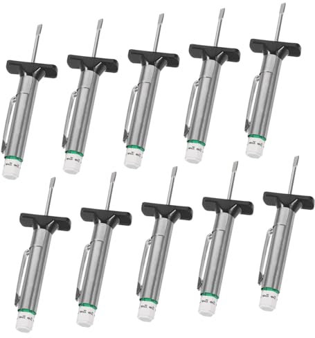 MUCKLILY 10piezas Medidor De Profundidad De Banda De Rodadura Para Neumáticos De Herramienta Precisa De Portátil y Versátil Para Tipo De Vehículos