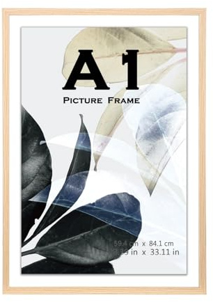 Scholar Tree Holz-Bilderrahmen, zur Wandmontage, Natur, A1 (59,4 x 84,1 cm)