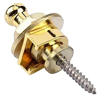 Gitarrengurtschlösser aus Metall für Gitarrengurt, Knopf, Halteknöpfe, Sicherheits-Schnellverschluss und Halterung
