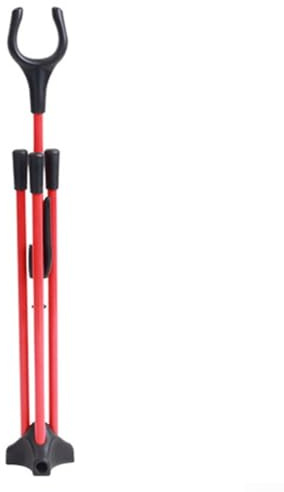 Support léger pour arc recourbé et arc long, assemblage et transport faciles (rouge)