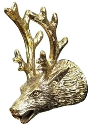 Aboiled Auspicious Meaning Home Bar Tools Crafts Gift Sacred Deer Head Wine Pourer Whiskey Wild Grid Red Wine Mouth A