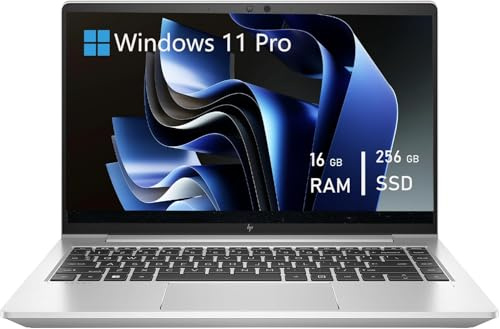 HP EliteBook 645 G9 Portátil Ordenador Empresarial,14 Pulgadas FHD (1920 x 1080), AMD Ryzen 5 Pro 5675U, 16GB de RAM, 256GB de SSD, QWERTY Teclado, Windows 11 Pro (Reacondicionado)