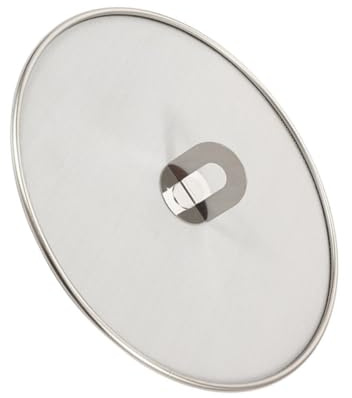 TOVINANNA Tapa Antisalpicaduras para Sartén Acero Inoxidable 33 CM Malla Protector Antisalpicaduras de Aceite Utensilio de Cocina Resistente Corrosión para Cocinar Hogar