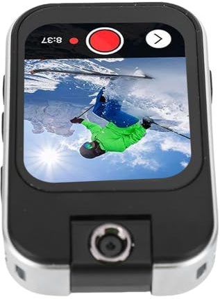 Cuifati Bluetooth MP3-Spelare med Spelare, Klippmusikspelare med 720P Digitalkamera, 180° Roterbar Lins, Pekskärmsröstinspelare för Sportlöpning