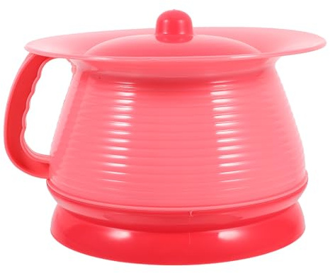 Kids Portable Chamber Potty Bucket with Handle, Pink Plastic | Ergonomic Shape, for Camping and Toilet Training, Safe Multi Function Use, Children and Kids