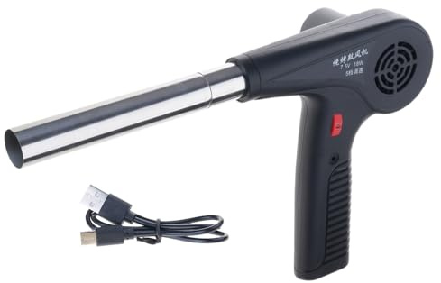 Soffietto elettrico Portatile Barbecue Strumento Air Blower Charcoal Starter 5 Velocità Camini Soffietto Ventilatore