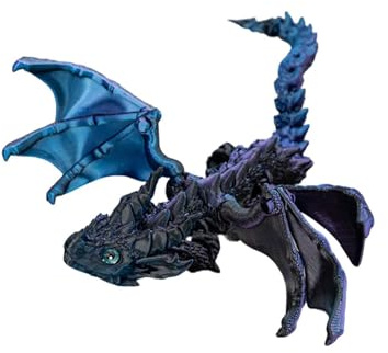 Toy Dragon, Kids Dragon Toys Realistisk flygande drakefigur | , rörliga leder Executive Desk Fidget Toys för hemmakontoret