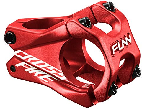 Funn Crossfire Mountain Bike Styrhuvud med 31,8 mm Stångklämma - Hållbart och Lättviktsstyrhuvud i Legering för Mountainbike och BMX-cykel, Längd 35 mm styrhuvud (Rött)