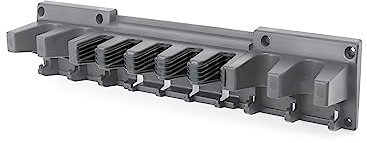 Garronda Werkzeughalter Wand Besenhalterung Gerätehalter Werkzeughalter Gerätehalter Wand Wandhalterung für Garten-, Garage- und Werkzeugreihen, mit maximalen Belastung 15 kg (Grau, 10,5 x 14,5 cm)