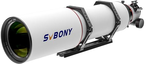 SVBONY SV550 Triplet APO Telescope, 122mm F7 ED Glass Telescope for Adults High Powered, 2.5 Dual-Speed Focuser, 87mm Focus Travel Distance Refractor OTA, for Deep Space Astrophotography and Visual