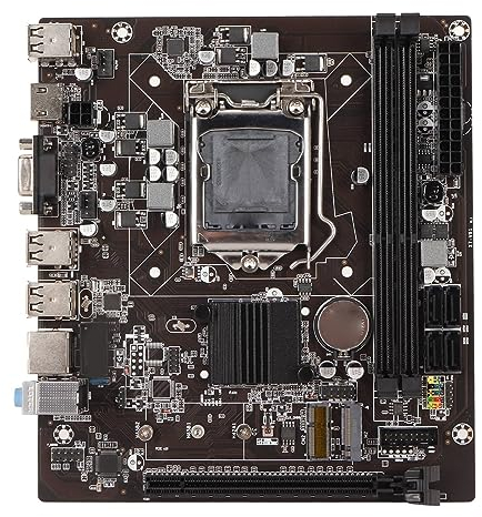 Vikye Carte Mère LGA 1155 avec WiFi, M.2, DDR3 Double Canal, 6 USB2.0, PCIE X16, Mini ITX pour Ordinateur PC