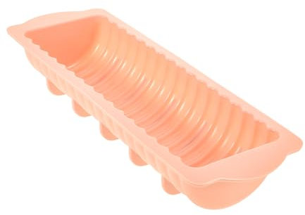 Garneck 3pcs DIY Bread Molds Silicone Loaf Molds for Baking Hot Dogs Bread Random Color