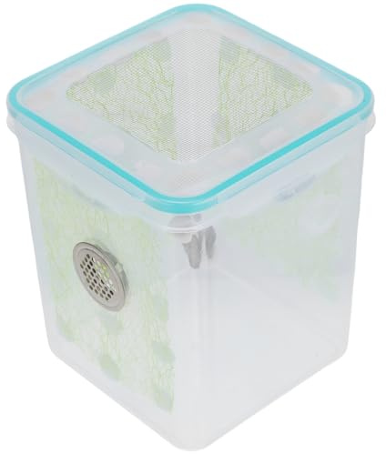 Milisten Mantis-Futterbox Reptilien-Futterbox Aus Transparentem Acryl Mit Luftlöchern Tragbare Insektenbox Als Praktisches Terrarium Für Gottesanbeterin Spinnen Grillen Und Kleine Reptilien