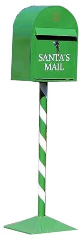 YCXJB Buzón Correos Exterior, Buzon de Seguridad con Llave, Buzon para Montaje en Poste, Buzones Residenciales, Cartas, Revistas, Buzon Paquetes de Entrega(Green)