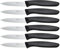 OPOLIA Paring Knife Fruit Knife Set (6 Pieces), Ultra Sharp Stainless Steel Vegetable and Fruit Knife with PP Plastic Ergonomic Handle for Cutting Fruits and Vegetables.
