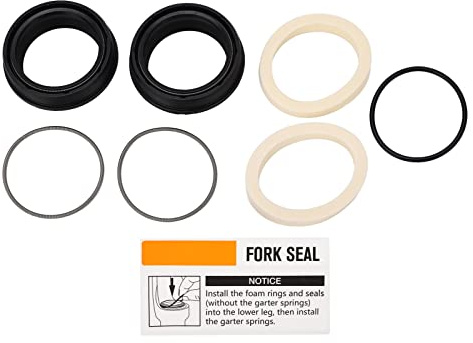 YIZISECCE Durolux, MANITOU Kit de sellos de aceite para horquilla delantera de 36 mm, diseño de baja fricción, material de goma, reemplazo directo, sellos de suspensión para