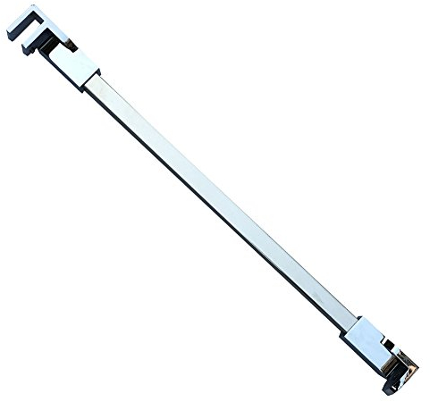 80cm Stainless Steel Frameless Shower Door Fixed Panel Wall-to-Glass Support Bar for 6mm 8mm to 10mm Thick Glass by M-Home