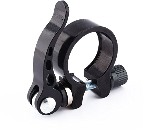Bike Seat Post Clamp, Bike Quick Release Clamp Cycling Saddle Post Clamps 31.8mm /34.9mm Alloy Seat Lock