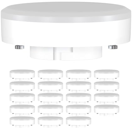ledscom.de 20 Stück GX53 LED Leuchtmittel, weiß (4100 K), 10,9 W, 1212lm, 115°, matt