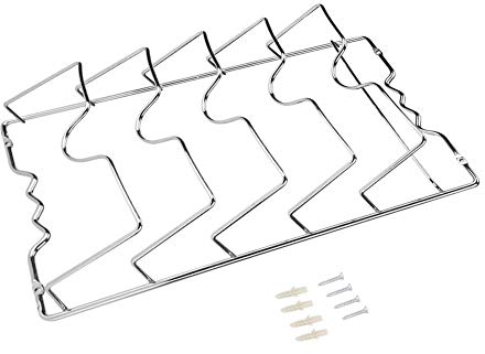 Wakects - Supporto per pentole verticale, pratico accessorio da per vasi di diverse dimensioni, supporto per pentole da parete in metallo funzionale, salvaspazio.