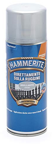 Hammerite Direttamente Sulla Ruggine Brillante Grigio 400 ml Aerosol
