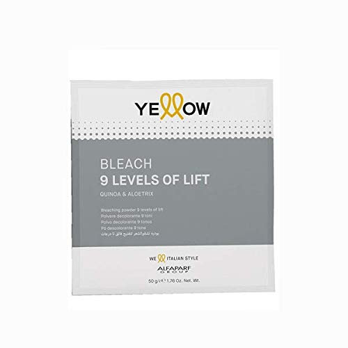 Yellow Alfaparg Group Bleach 9 niveles de lift 12 x 50 g