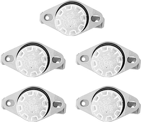 5 st KSD301 termostat temperatur termisk kontroll switch, 250V10A NO, switch temperatur kontroll termostat termisk switch(130℃) kontrollbrytare