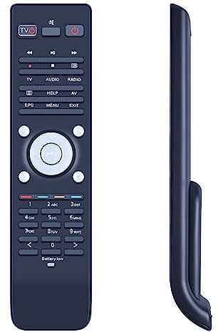 GOUYESHO Passend für VU+TV-Box VU+Duo2 VU+Solo 2 Duo-2 Solo-2 VU+Duo VU+Zero VU+Solo 4k Ersatz Fernbedienung VU+Duo2 Solo2 (Keine Einrichtung erforderlich)