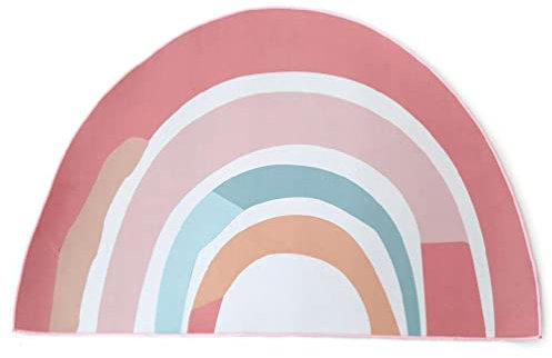 Labstandard Alfombra de bebé arcoíris para juegos para niños, manta de gateo para niños, alfombra de tienda de campaña para niños, alfombra D