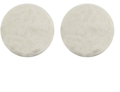 CWOQOCW Keramik Wolle Schwamm, Runde Kamin Keramik Schwämme Bioethanol Feuer Firplace Firebox Sicherheit (2pcs)
