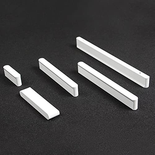 NALsa Weiße Schrankgriffe T-Stange Aluminiumlegierung Küchenschrank zieht Schubladenknöpfe Möbelgriff Hardware 1St (Color : 160mm)