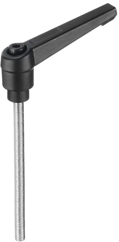 QUARKZMAN Klemmhebel Griff M5 x 70mm Spannhebelgriff Gewindestift Bolzen | Handknöpfe, Druckknopf, Drehgriffe, Maschinengriffe, 304 Edelstahl, Verstellbar, für Schweißgeräte Druckgeräte