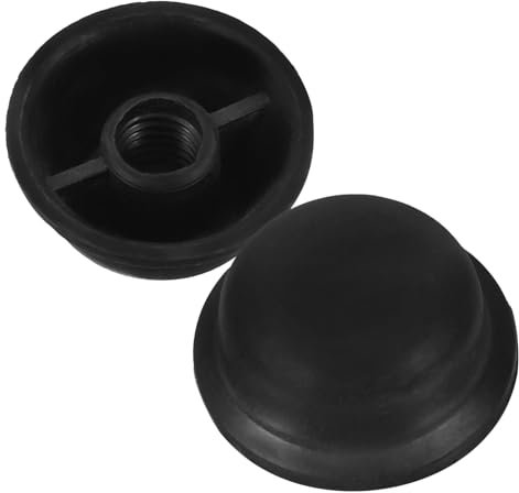 VALICLUD 2Pcs Umbrella Tip Caps Threaded Screw Replacement Small End Covers Lightweight Compact Umbrella Repair Accessories for Rain Parasol