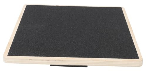 GANAZONO Massives Holz mit Rutschfester Oberfläche Balanceboard für Erwachsene zur Koordinations und Stabilitätsschulung Rechteckiges Wackelbrett für Yoga und Heimtraining