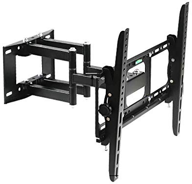 FHSLKXIM Tv-Halterung, Tv-Wandhalterungen, Mit Schwenkbaren Gelenkarmen, Für 32-55/32-70 Zoll Flachbildfernseher, Bis Zu 50 Kg