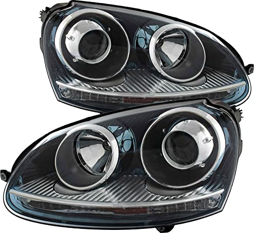 Xenon Scheinwerfersatz Scheinwerfer Satz Hauptscheinwerfer Set links und rechts elektrisch D2S/H7 passend für V 1K1