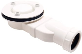 Piletta di Scarico Universale Ribassata Ultra-Slim per Piatto Doccia Ø 90 mm, Modello Drainy, in ABS con Cestello Anti-Reflusso, Altezza Ridotta (4,8 cm), Flusso 24 l/min