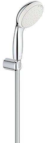 GROHE Tempesta 100 - Handbrause ( 2 Strahlarten, Antikalk System, inkl. Handbrausenhalter), chrom, 27799001