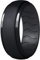 Dookeh Silikonring für Männer, Silikon-Ehering, Eheringe aus Gummi (A-Black, 9)
