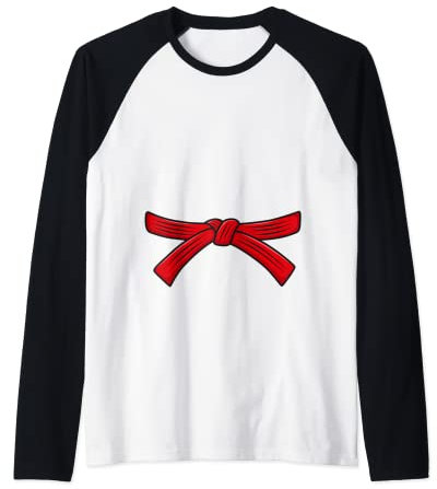 Roter Gürtel Karate Dan Wado Goju Shotokan Shito Kyokushin Ryu Raglan