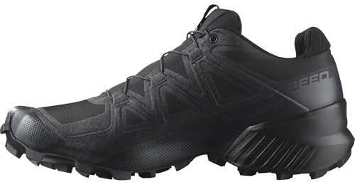 Salomon Herren Speedcross Hiking Shoe, Black Black Quiet Shade, 41 1/3 EU