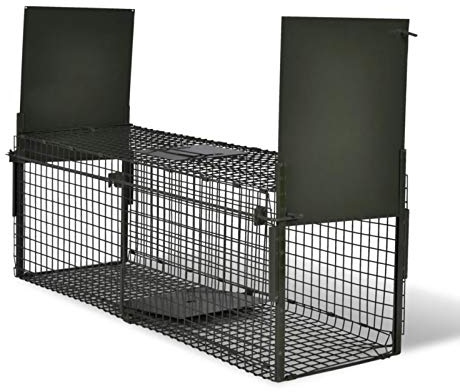 ARKEM Trampa para Animales Vivos 2 Puertas Trampa para Gatos Trampa Ratas Grandes