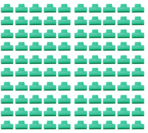 100 Pezzi Clip per Serra, Ø8/14mm Clip per Pellicola a Effetto Serra, Clip Fissaggio Telo Serra, Clip per Piante per Tubi di Fissaggio, Pomodori, Cetrioli, Piante Rampicanti (8mm)