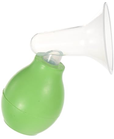 ifundom Handbetriebene Muttermilchpumpe Tragbar Silikon Kunststoff Transparent Mit Weicher Absaugkugel Für Frischgebackene Mütter Stillzubehör