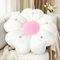 ODIWEN Cuscini di Fiori Fiore, 50cm, Cuscino decorativo a forma fiore carino, Cuscino decorativo per la casa,Cuscino da pavimento fiore (Bianco)